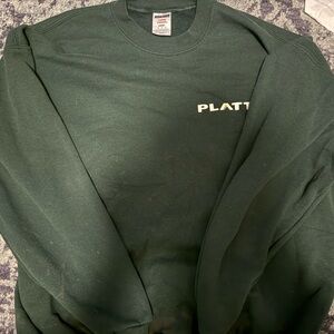 Y2k crew neck green